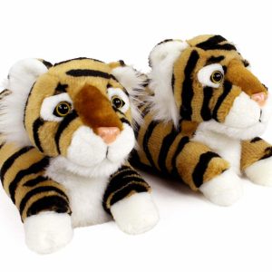 Cozy Tiger Slippers - Perfect Gift for Halloween, Christmas, Valentine