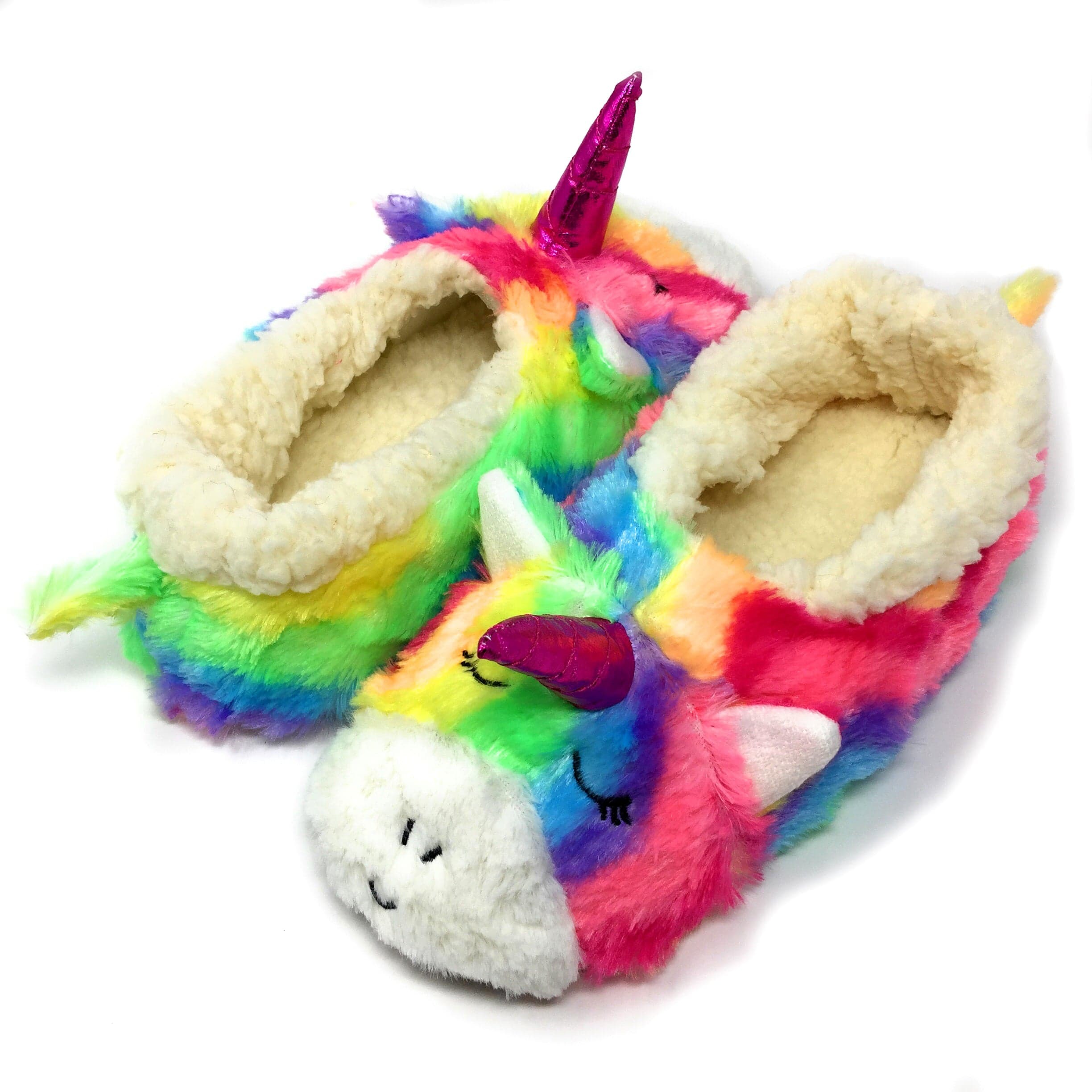 Cozy Unicorn Fluffy Slippers - Perfect Gift for Halloween, Christmas, Valentine