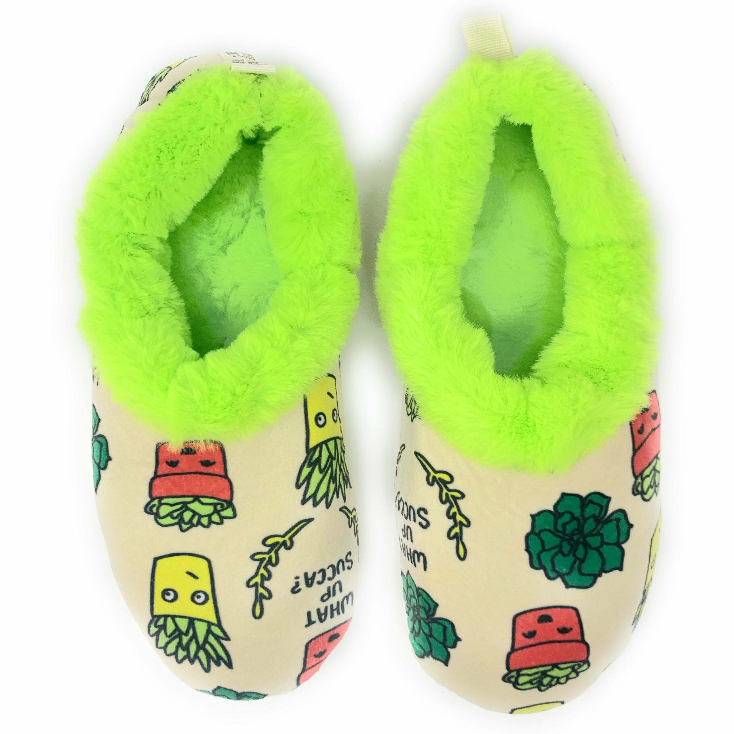 Cozy What Up Succa Slippers - Perfect Gift for Halloween, Christmas, Valentine