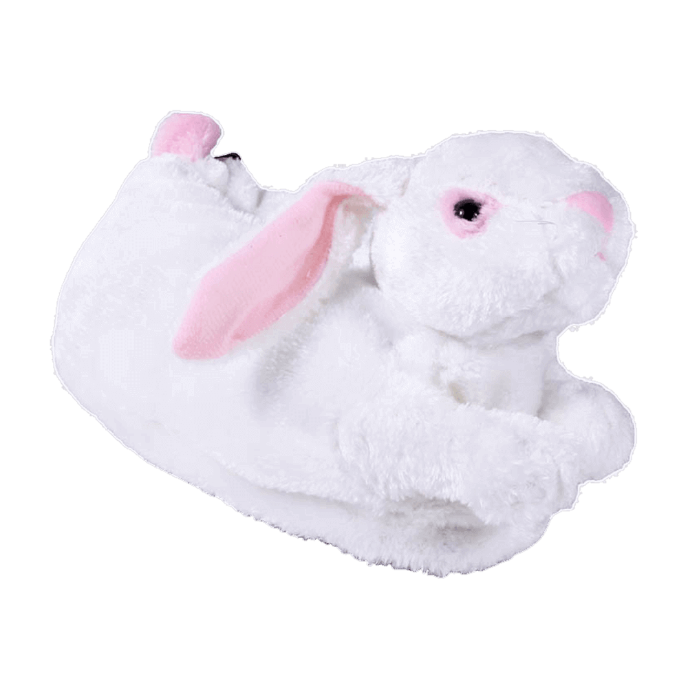 Cozy White Bunny Slippers - Perfect Gift for Halloween, Christmas, Valentine