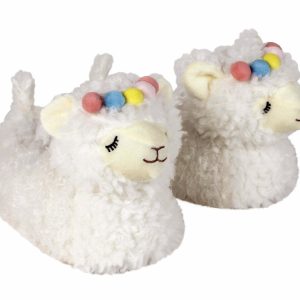 Cozy White Llama Slippers - Perfect Gift for Halloween, Christmas, Valentine