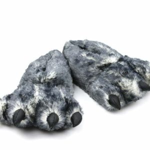 Cozy Wolf Paw Slippers - Perfect Gift for Halloween, Christmas, Valentine