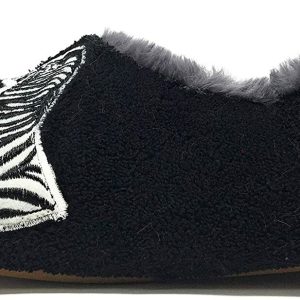 Cozy Zebra Print Slippers - Perfect Gift for Halloween, Christmas, Valentine