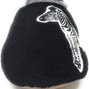 Cozy Zebra Print Slippers - Perfect Gift for Halloween, Christmas, Valentine