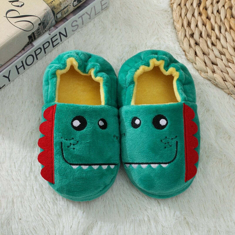 Crocodile-Themed Slippers for Kids - Perfect Holiday Gift for Halloween, Christmas, Valentine