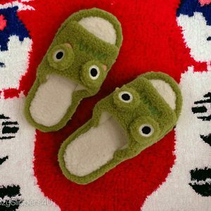 Cute Frog Slippers - Funny Animal Slides, Perfect Gift for Halloween, Christmas, Valentine