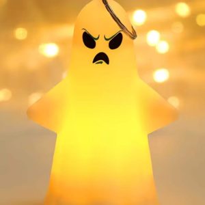 Cute Ghost LED Hanging Lamp - Spooky Pumpkin Lantern & Ghost Pendant for Halloween Decor and Gifts