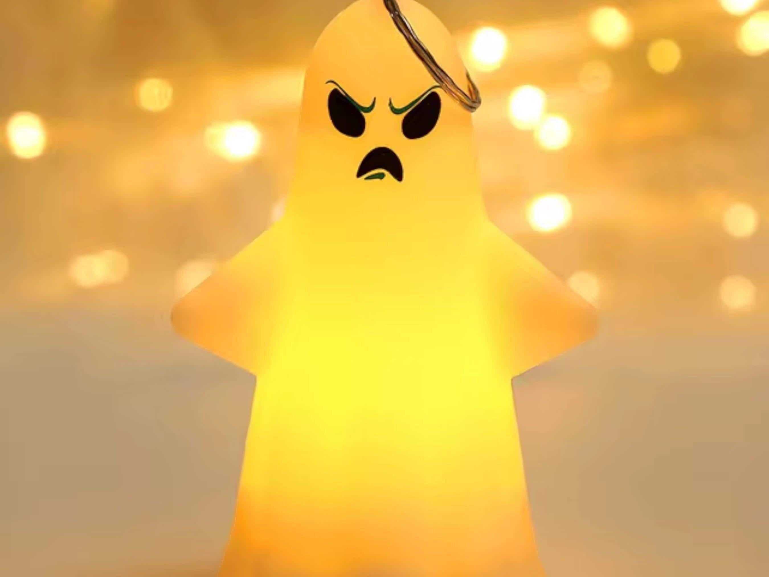 Cute Ghost LED Hanging Lamp - Spooky Pumpkin Lantern & Ghost Pendant for Halloween Decor and Gifts