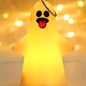 Cute Ghost LED Hanging Lamp - Spooky Pumpkin Lantern & Ghost Pendant for Halloween Decor and Gifts