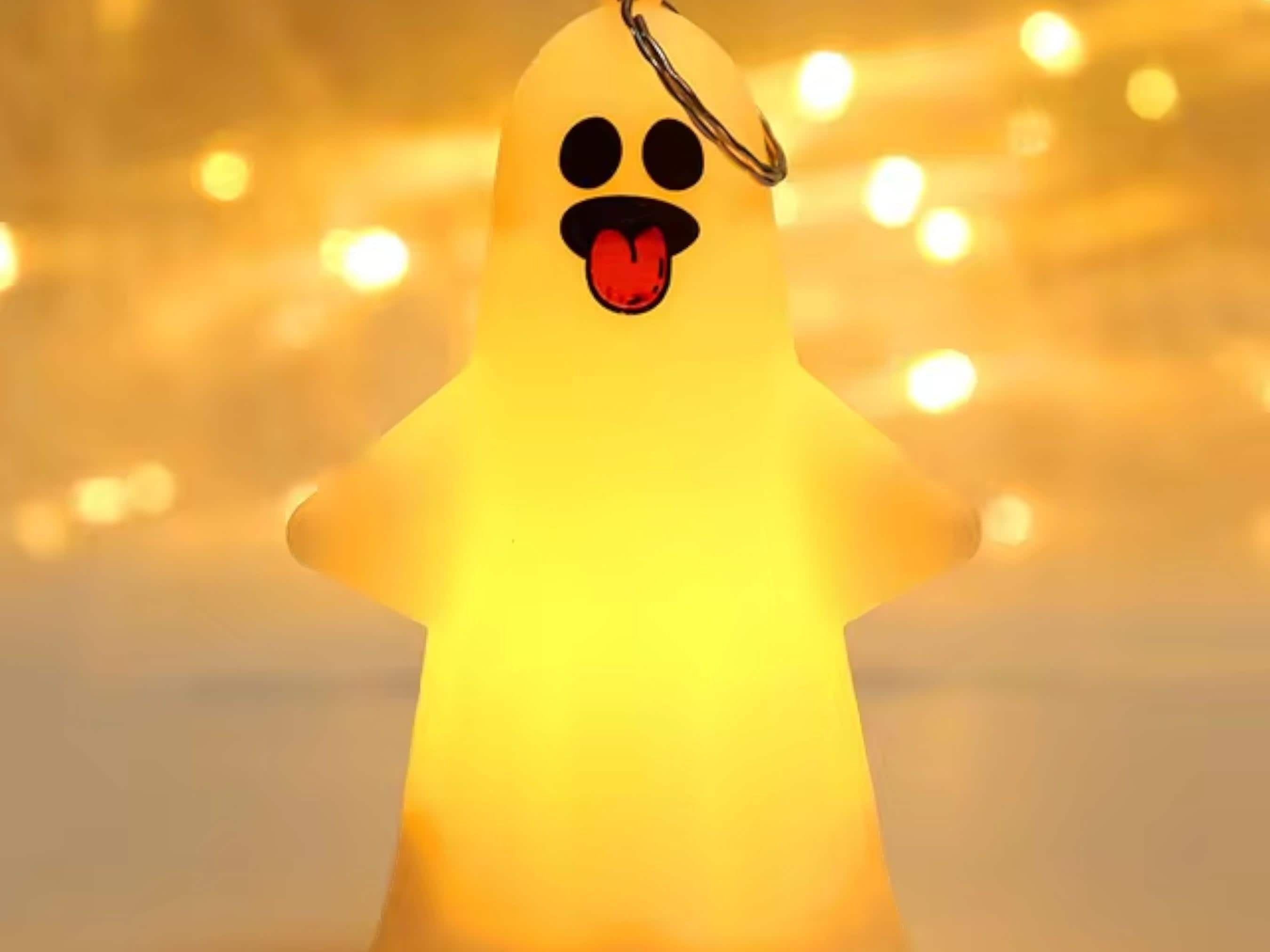 Cute Ghost LED Hanging Lamp - Spooky Pumpkin Lantern & Ghost Pendant for Halloween Decor and Gifts