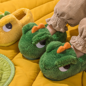 Dinosaur-Themed Slippers for Kids - Perfect Holiday Gift for Halloween, Christmas, Valentine