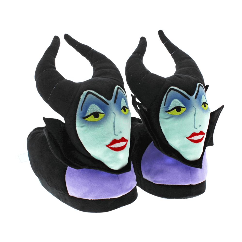 Enchanting Maleficent Slippers - Perfect Gift for Halloween, Christmas, Valentine