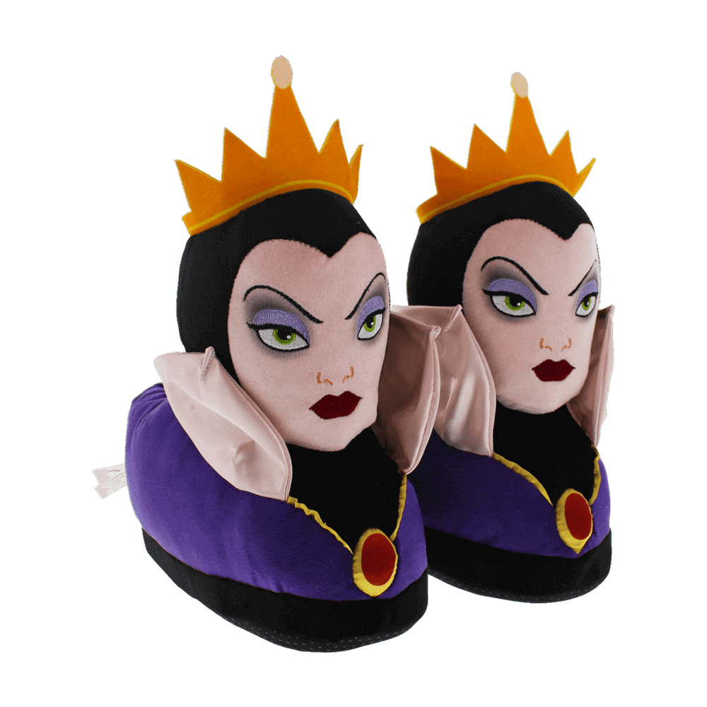 Evil Queen Slippers - Enchanting Footwear Perfect for Halloween, Christmas, Valentine Gifts