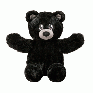 Flipemz Black Bear to Vampire Plush Slippers - Perfect Gift for Halloween or Christmas