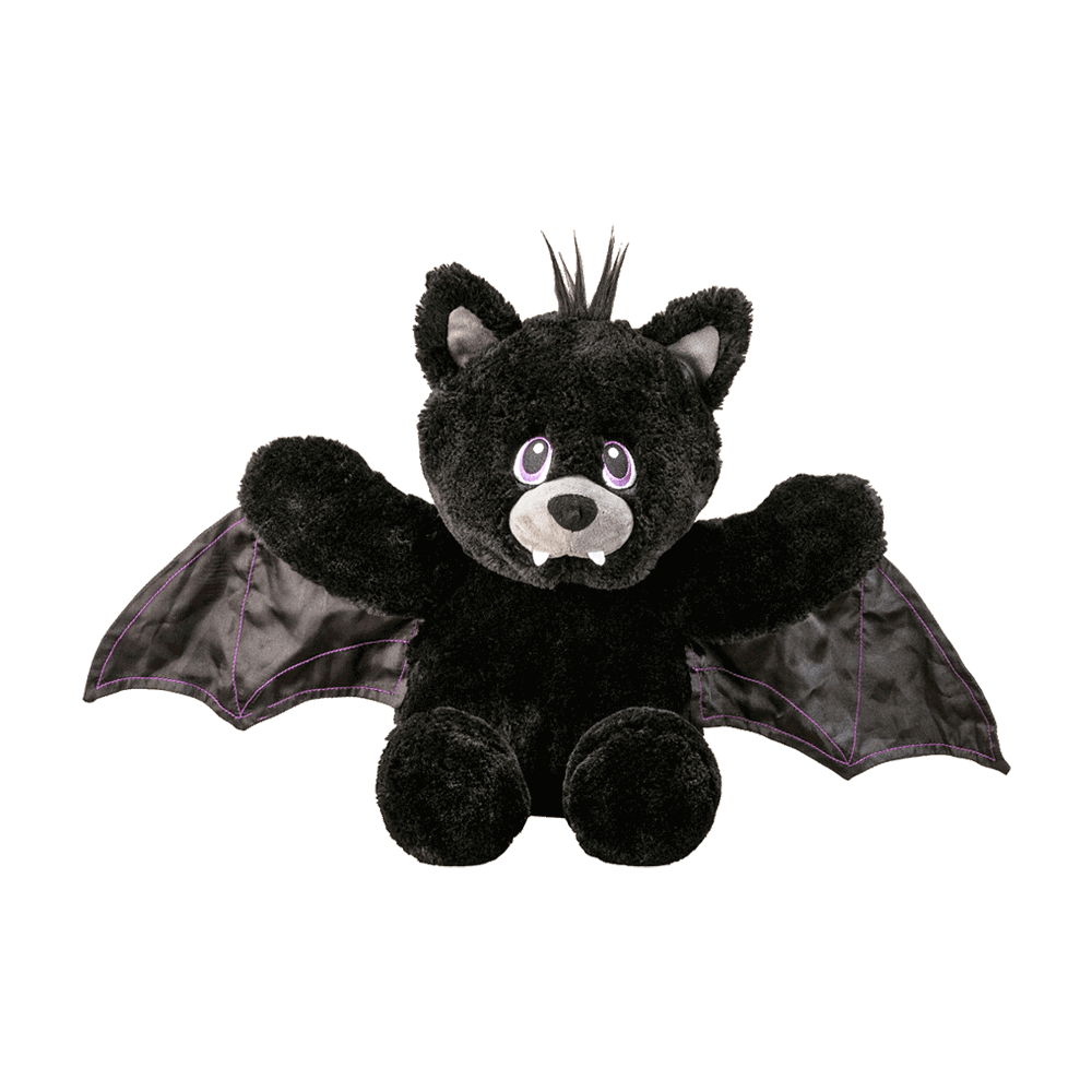 Flipemz Black Bear to Vampire Plush Slippers - Perfect Gift for Halloween or Christmas