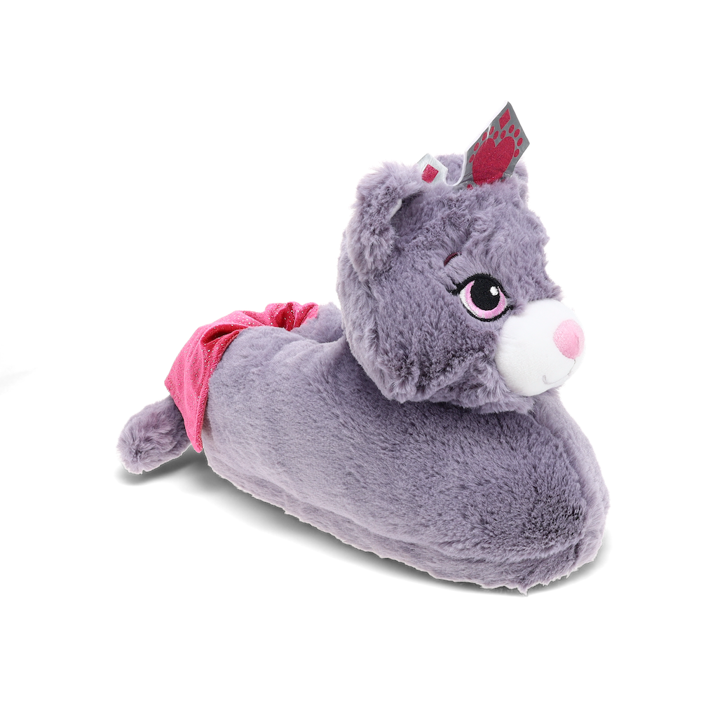 Flipemz Kitty to Princess Kitty Slippers - Perfect Gift for Halloween, Christmas, Valentine