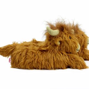 Highland Cattle Slippers - Cozy Gift for Loved OnesHoliday Season