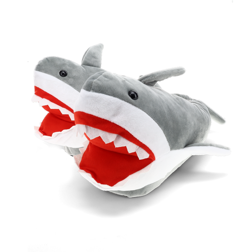 Jack the Great White Shark Slippers - Perfect Gift for Halloween, Christmas, Valentine