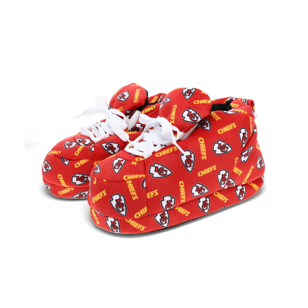 Kansas City Chiefs Holiday Slippers - Perfect Gift for Fans this Christmas and Valentine