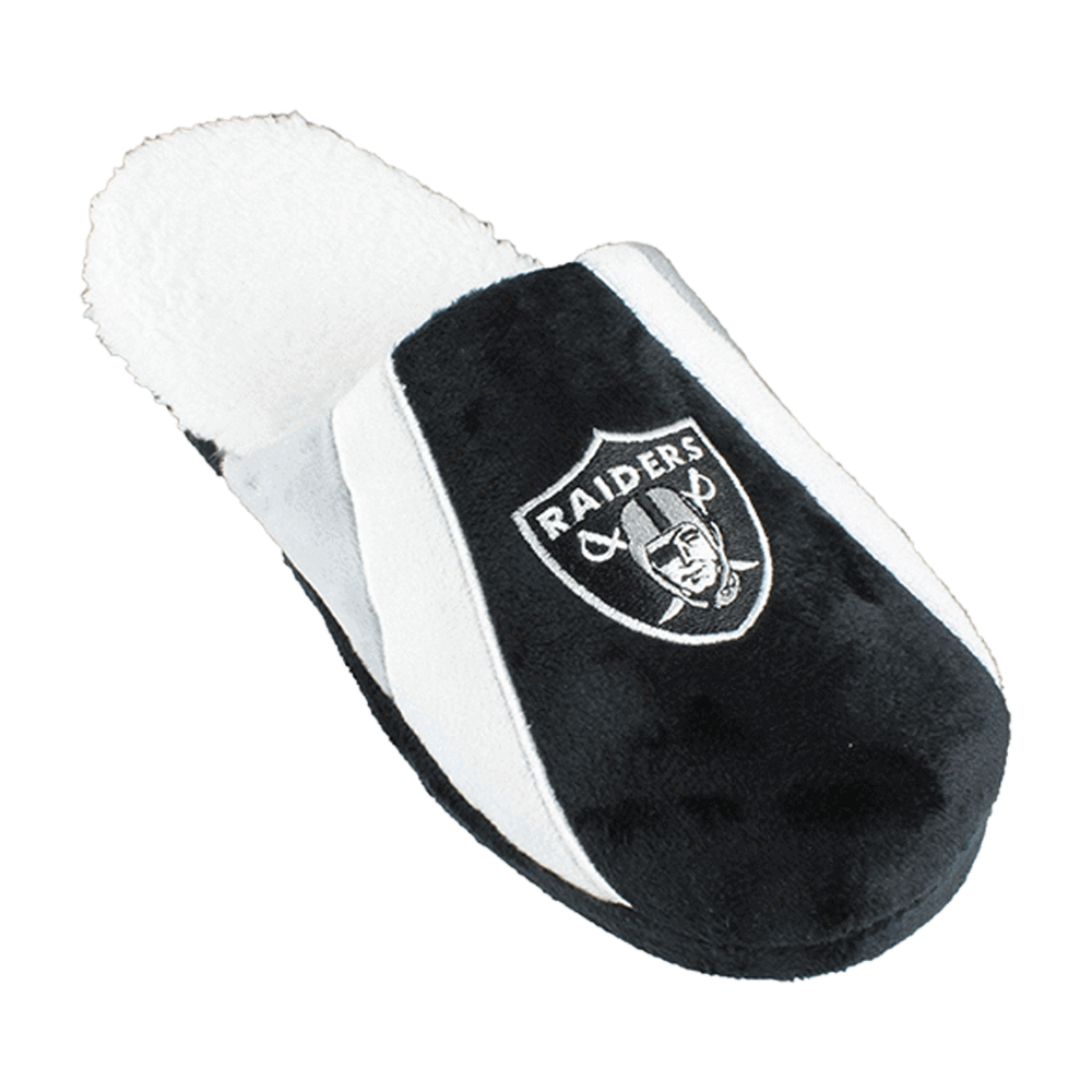 Las Vegas Raiders Sherpa Slippers - Perfect Gift for Halloween, Christmas, Valentine