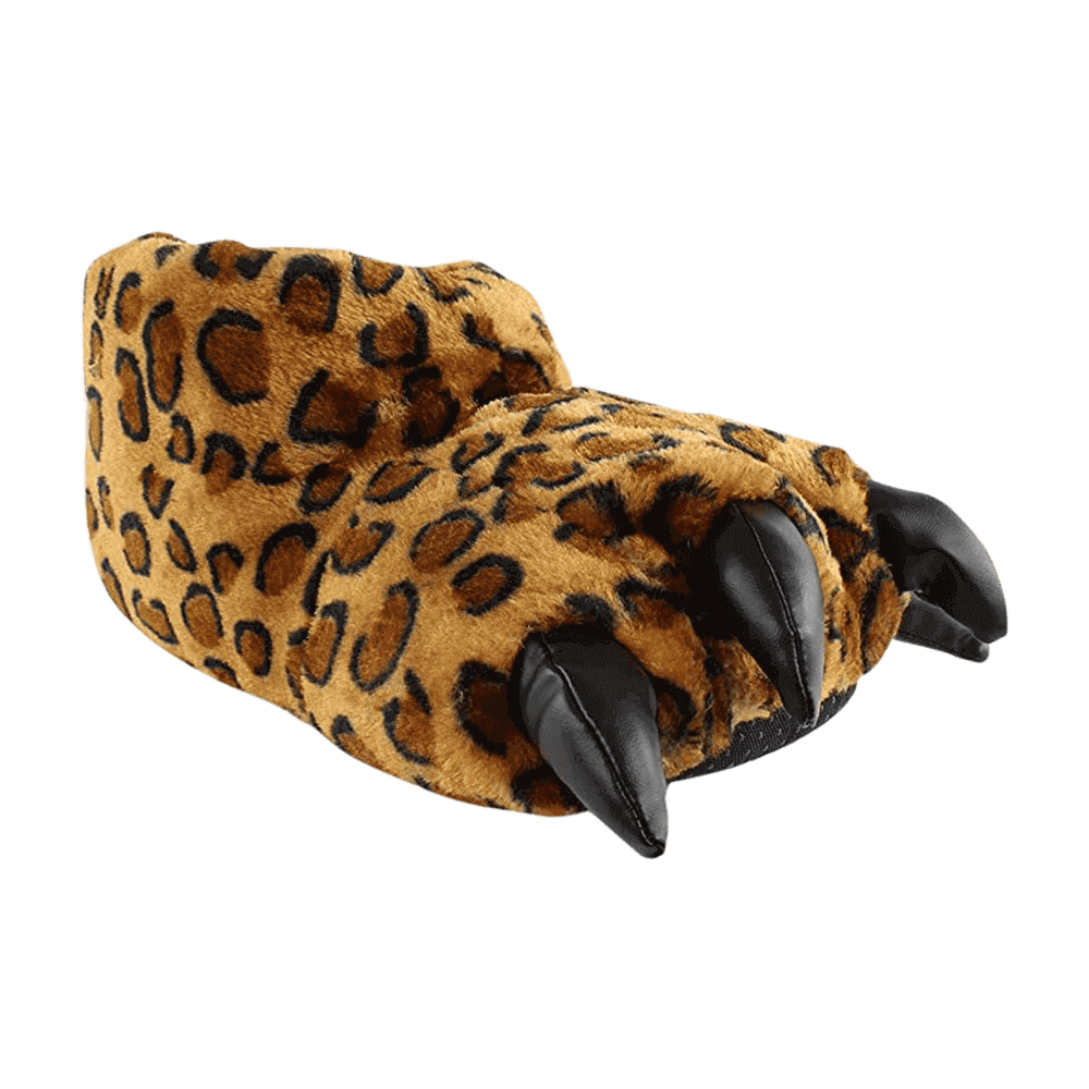 Leopard Claw Foot Slippers - Cozy and Fun Gift for Halloween, Christmas, Valentine