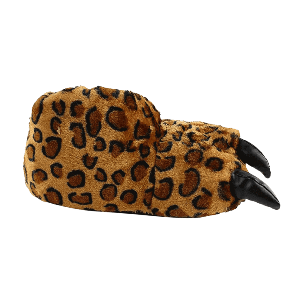 Leopard Claw Foot Slippers - Cozy and Fun Gift for Halloween, Christmas, Valentine