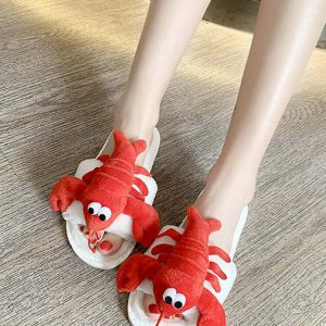 Lobster Slippers - Cozy Nautical-Themed Footwear, Perfect Gifts and Special Occasions