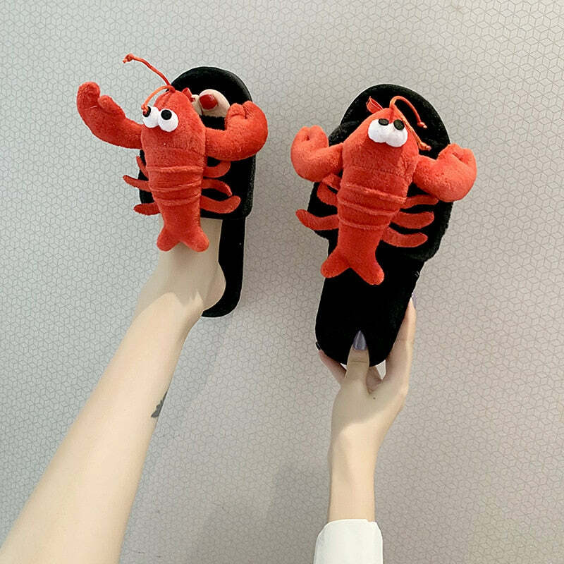 Lobster Slippers - Cozy Nautical-Themed Footwear, Perfect Gifts and Special Occasions