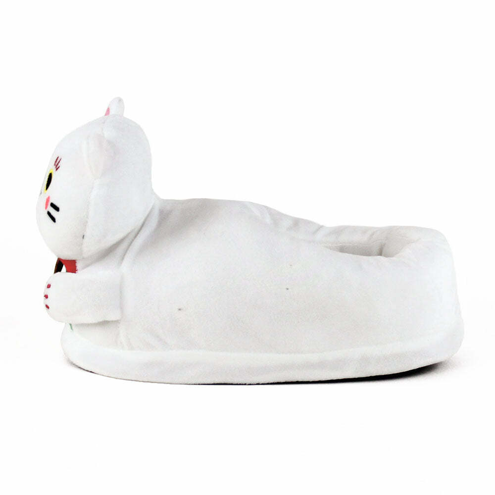 Lucky Cat Maneki Neko Slippers - Perfect Gift for Halloween, Christmas, Valentine