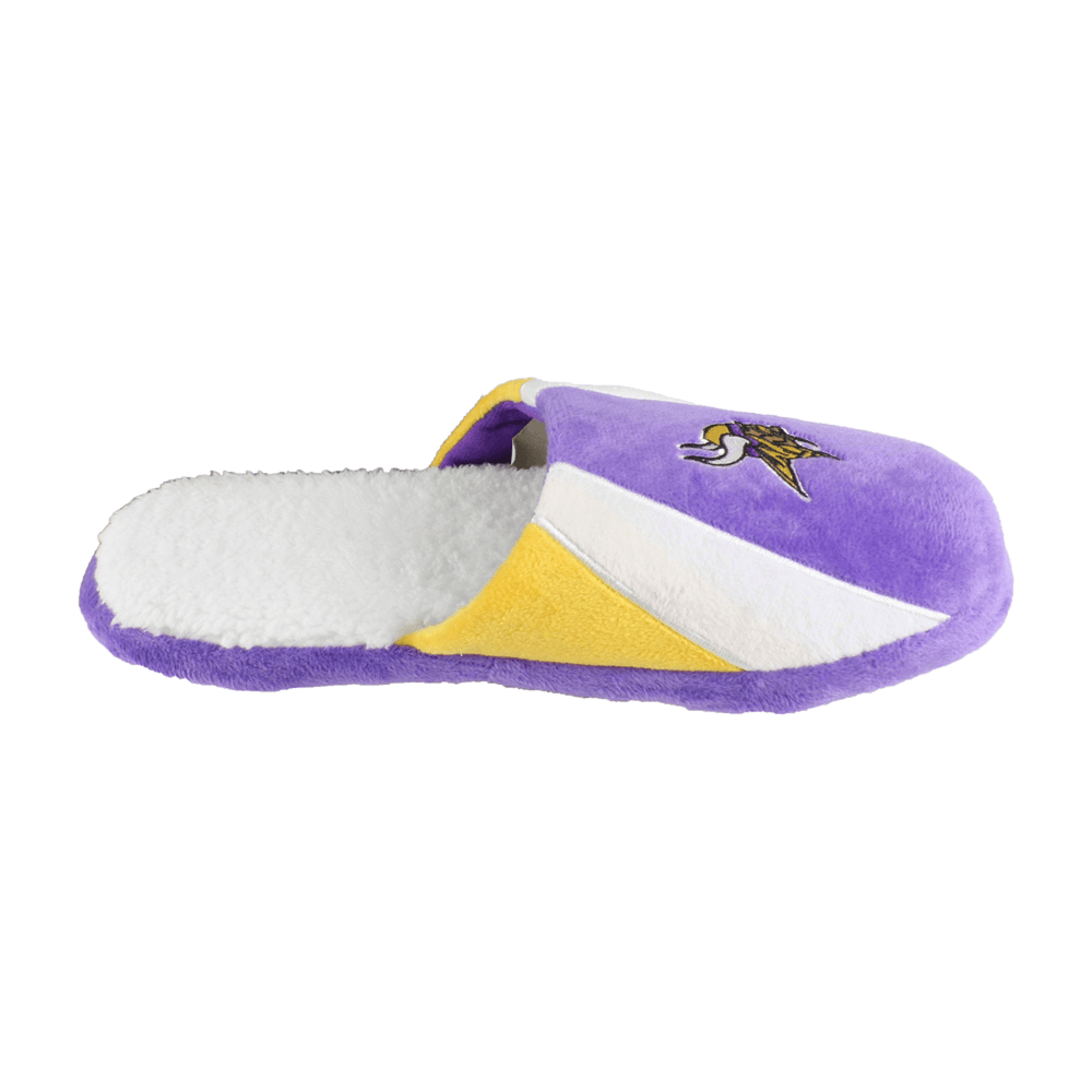 Minnesota Vikings Sherpa Slide Slippers - Perfect Gifts like Christmas and Valentine