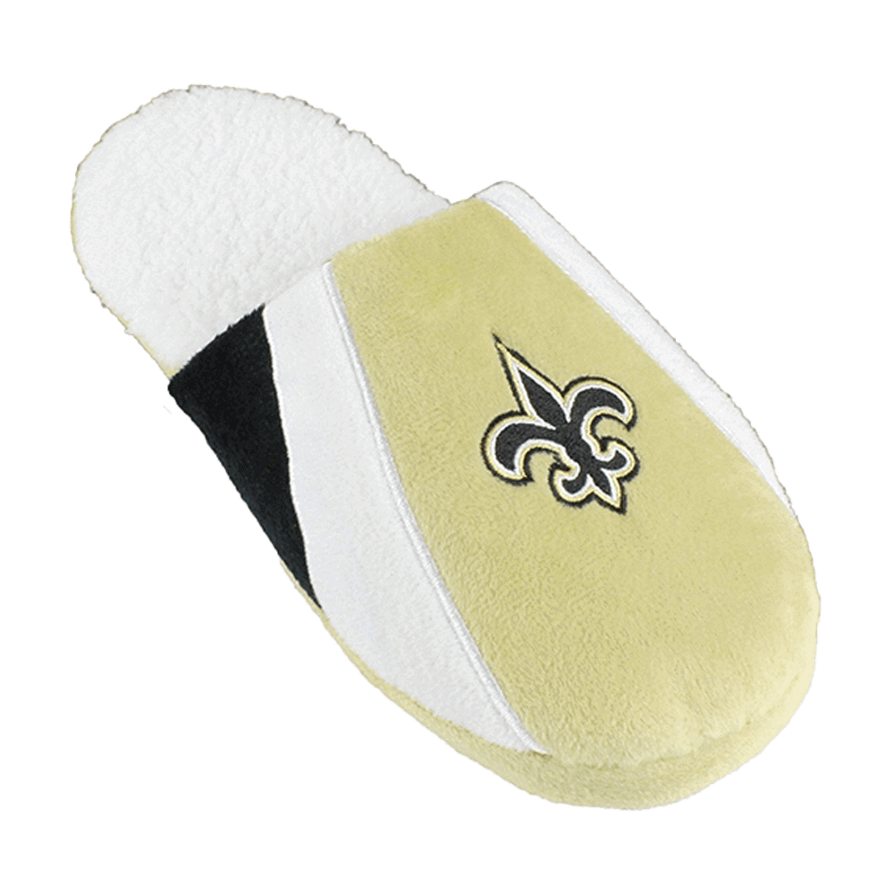 New Orleans Saints Sherpa Slippers - Perfect Gifts like Halloween, Christmas, Valentine