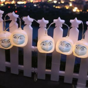 Nightmare Before Christmas Jack & Sally 3D LED String Lights - Perfect Halloween & Christmas Gift