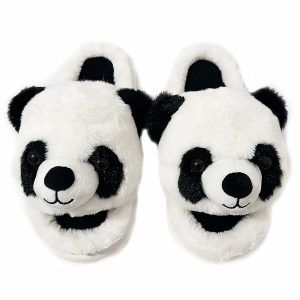 Panda Smiles Cozy Slippers - Perfect Gift for Halloween, Christmas, Valentine