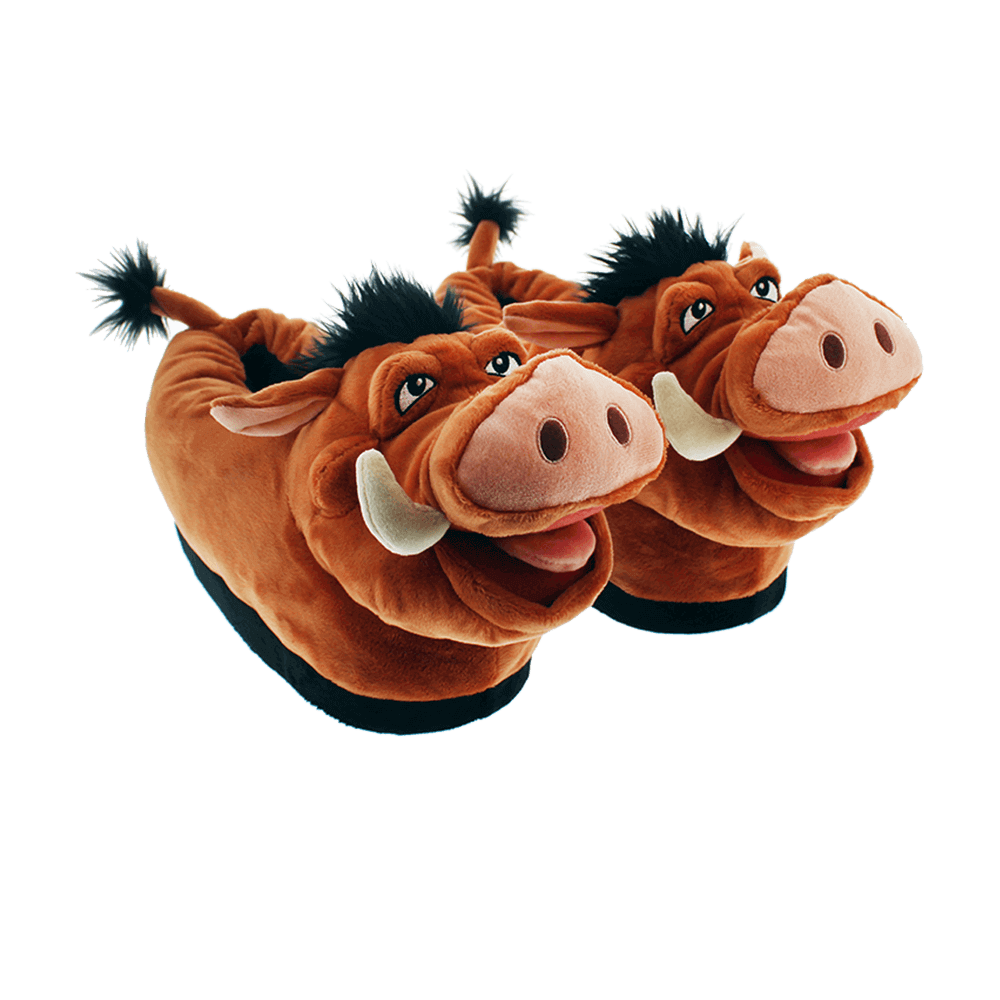 Pumbaa Slippers - Cozy and Fun Gift for LoversHoliday Season, Perfect for Halloween & Christmas