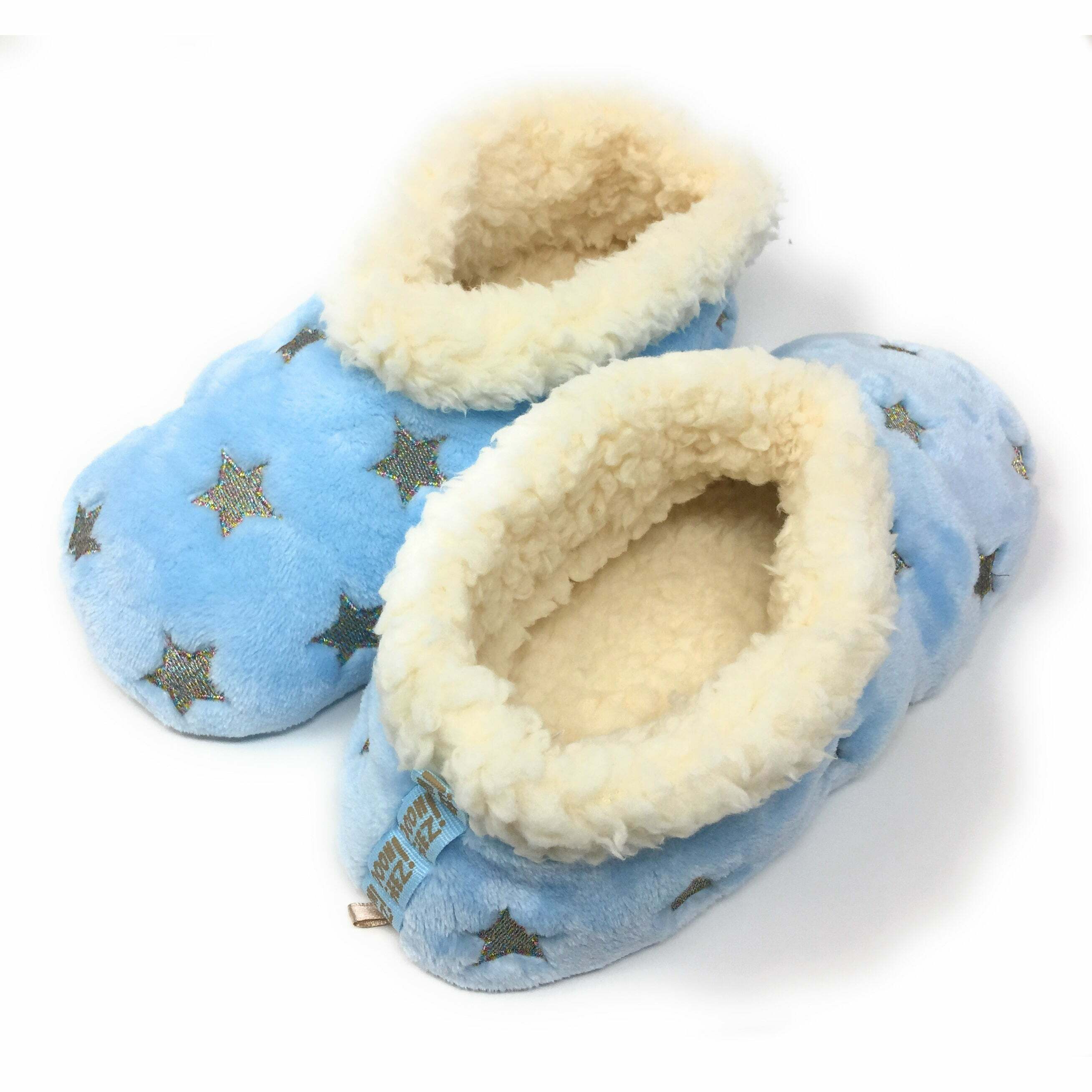 Starz Blue Slippers - Cozy Footwear Perfect for Gifting on Halloween, Christmas, Valentine