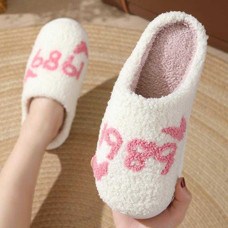 Taylor 1989 Cozy Slippers for Women - Perfect for Halloween, Christmas, and Fall Gifting