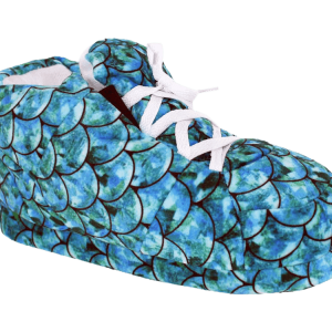 Teal Mermaid Slippers - Cozy Gift for Lovers During Halloween, Christmas, Valentine