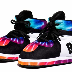 Tie-Dye Sneaker Slippers - Perfect Gift for LoversHoliday Season, Halloween, Christmas, Valentine