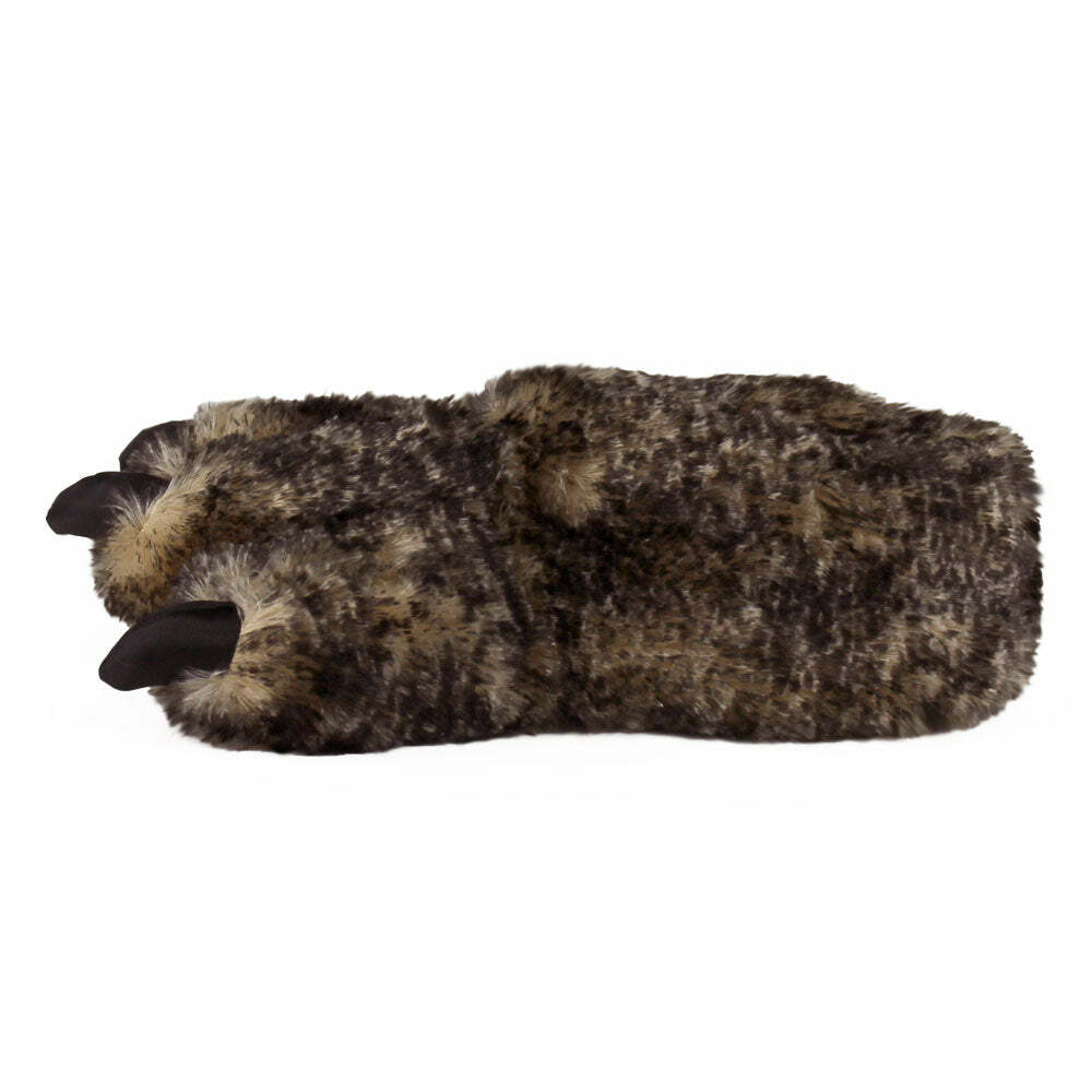 Timber Wolf Paw Slippers - Cozy Gift for Lovers Holiday Season, Perfect for Halloween & Christmas