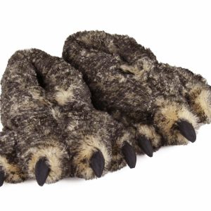 Timber Wolf Paw Slippers - Cozy Gift for LoversHoliday Season, Perfect for Halloween & Christmas