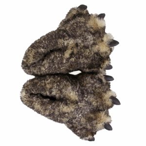 Timber Wolf Paw Slippers - Cozy Gift for LoversHoliday Season, Perfect for Halloween & Christmas