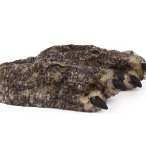 Timber Wolf Paw Slippers - Cozy Gift for LoversHoliday Season, Perfect for Halloween & Christmas