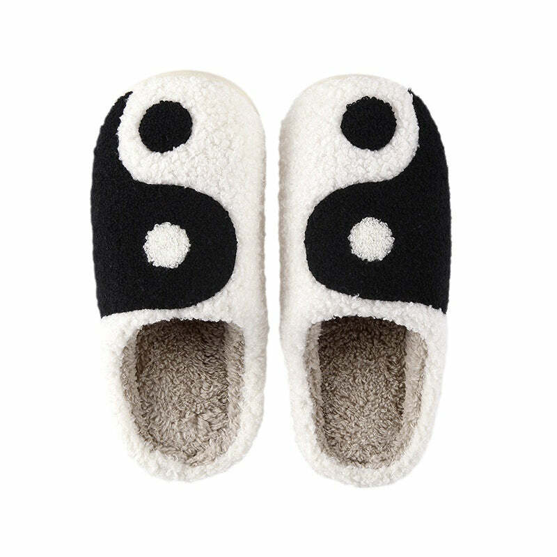 Yin & Yang Cozy Slippers - Perfect Gift for LoversHoliday Season