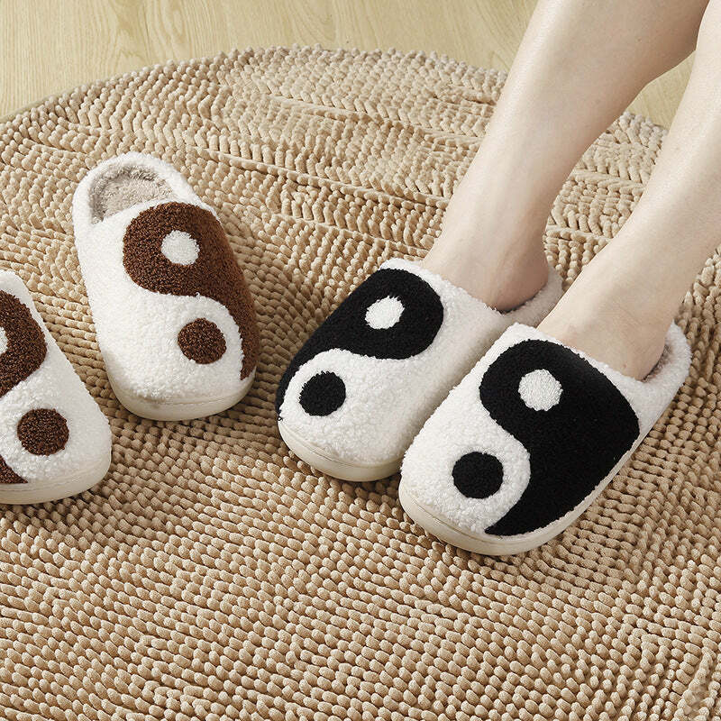 Yin & Yang Cozy Slippers - Perfect Gift for LoversHoliday Season