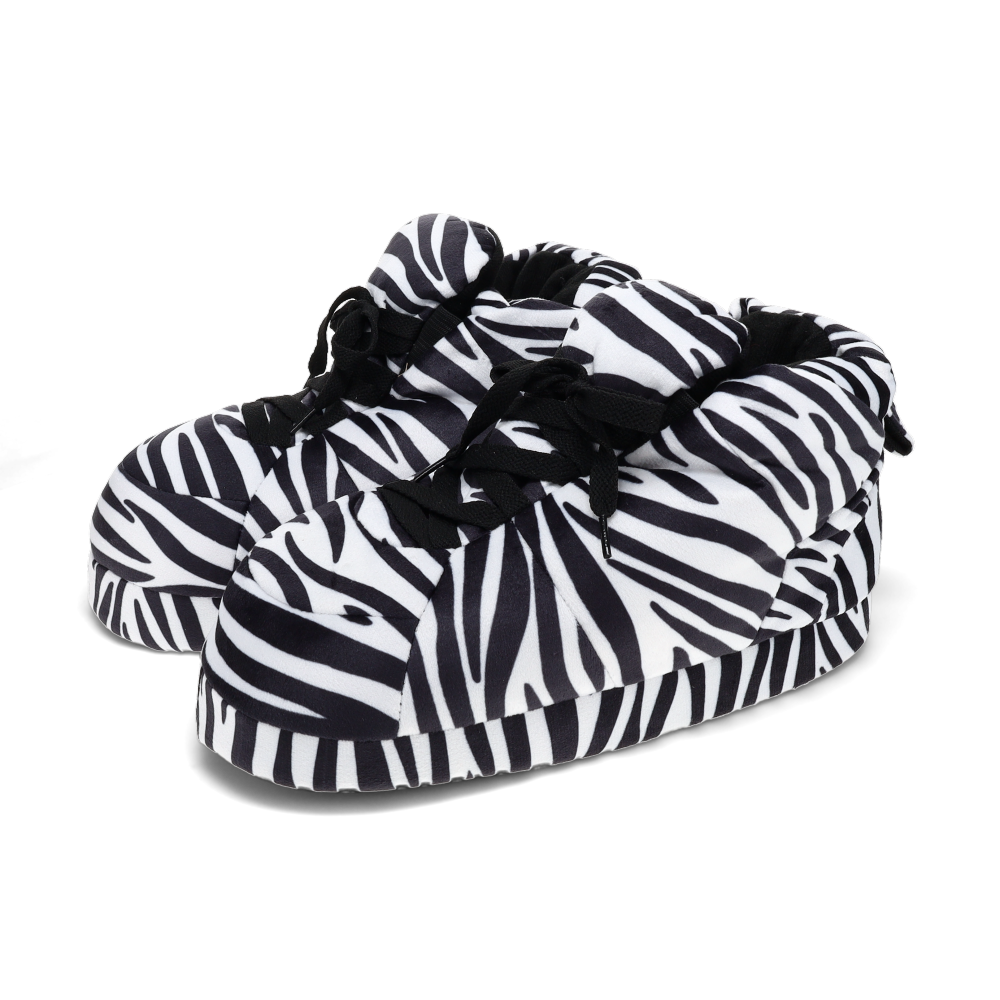 Zebra Print Slippers - Cozy and Stylish Gift for Loved OnesHoliday Season